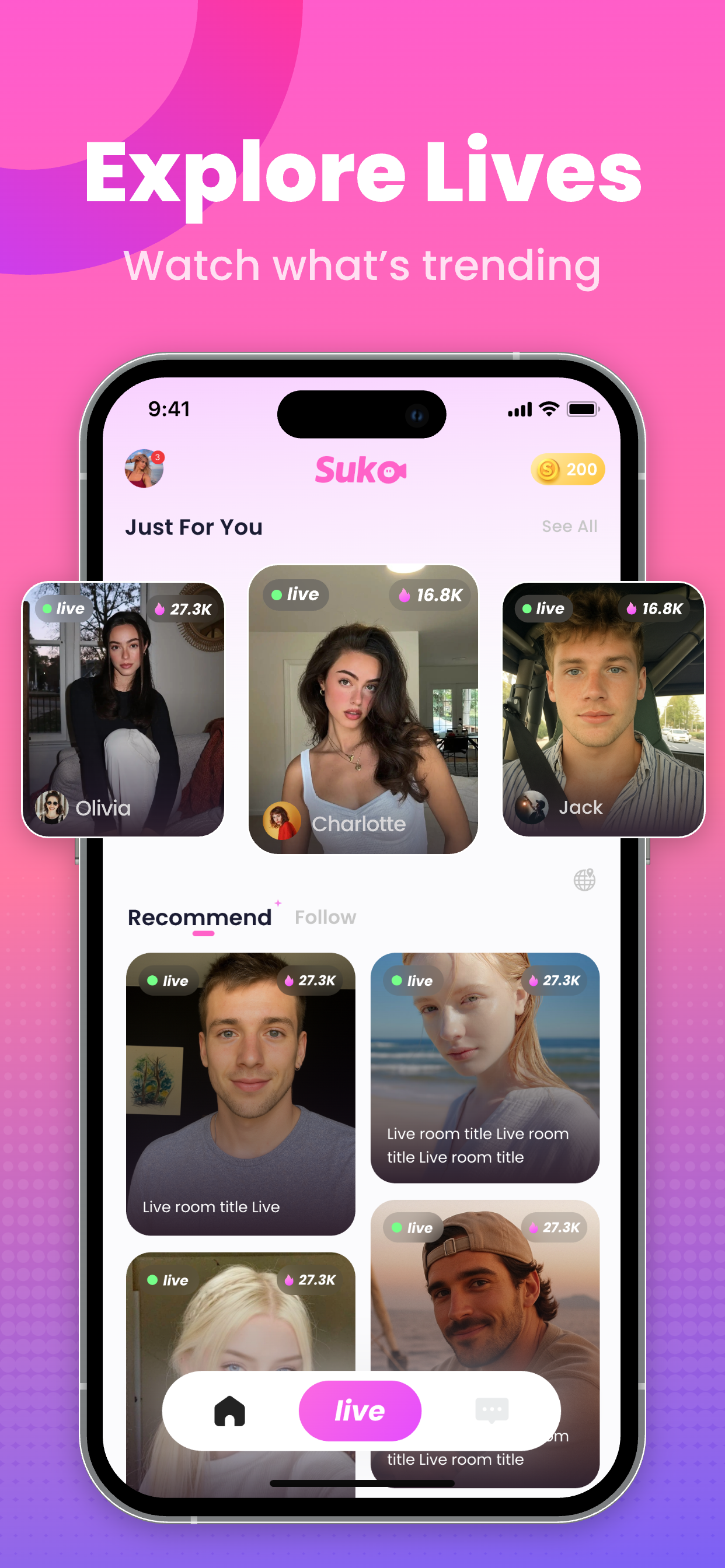 Suka app screenshot